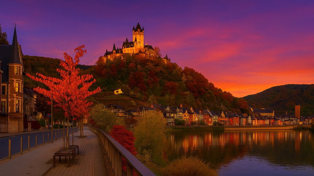 ドイツの都市風景。ドイツ語オンライン・グループレッスンのレベルチェックページをイメージした写真。