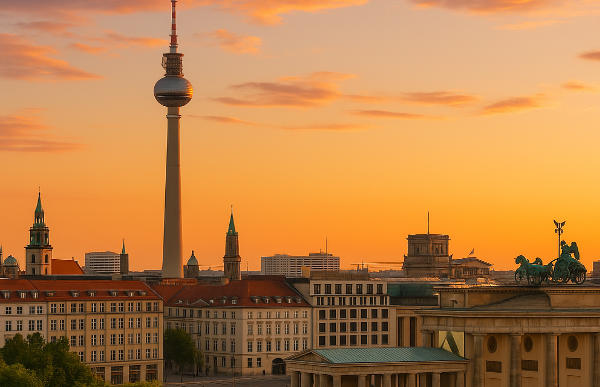 .deドメインの多さとドイツ語の強いオンライン存在感を表すビジュアル